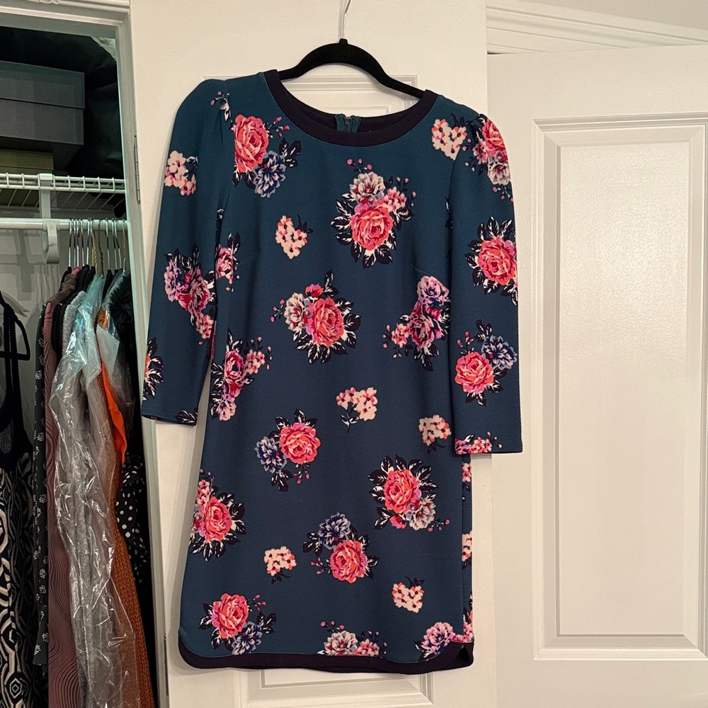Floral Navy Dress
